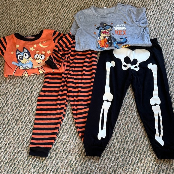 Other - Kids Halloween and Dinosaur Pajama Set